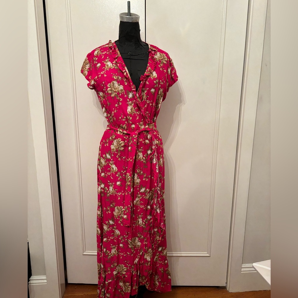 Walker & Wade wrap midi dress